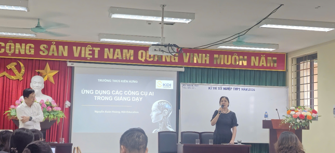 🤖 ỨNG DỤNG CÁC CÔNG CỤ AI TRONG GIẢNG DẠY – ĐỔI MỚI ĐỂ BẮT NHỊP CÔNG NGHỆ
